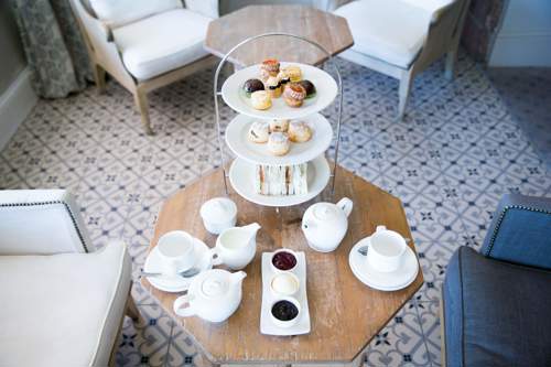Afternoon tea at St Brelade's Bay Hotel