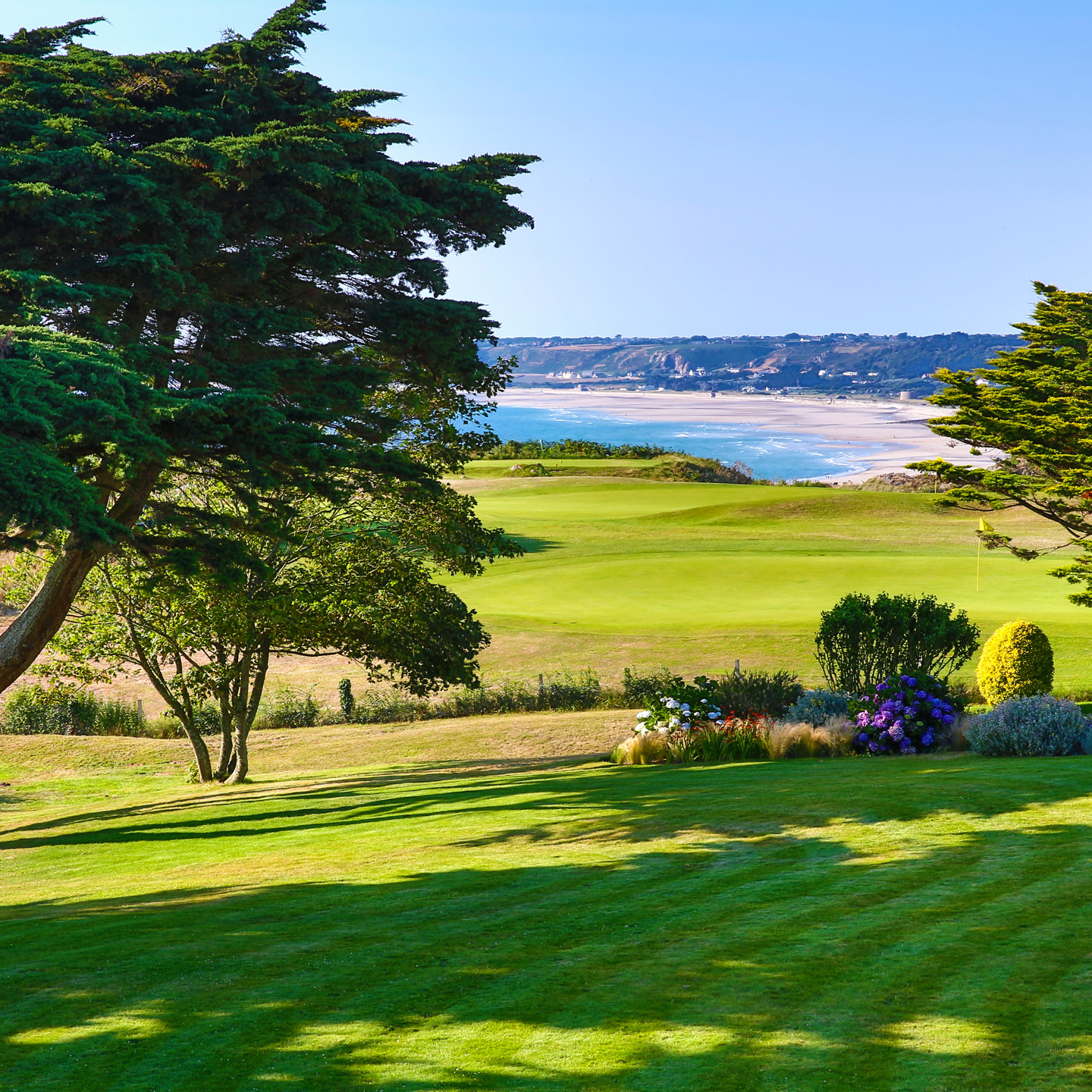 The Atlantic Hotel Jersey Channel Islands View Down Towards St Ouens Bay (2)