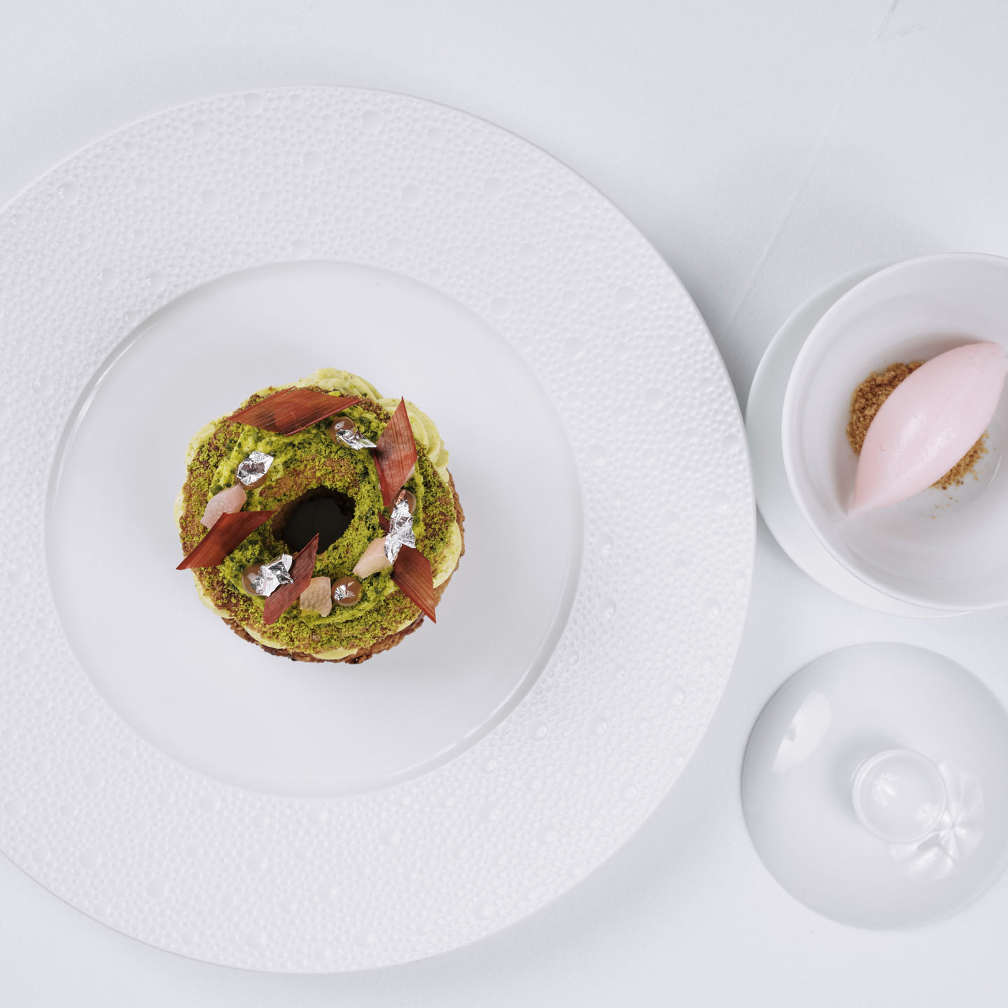 Pistachio & Rhubarb Paris Brest (6)