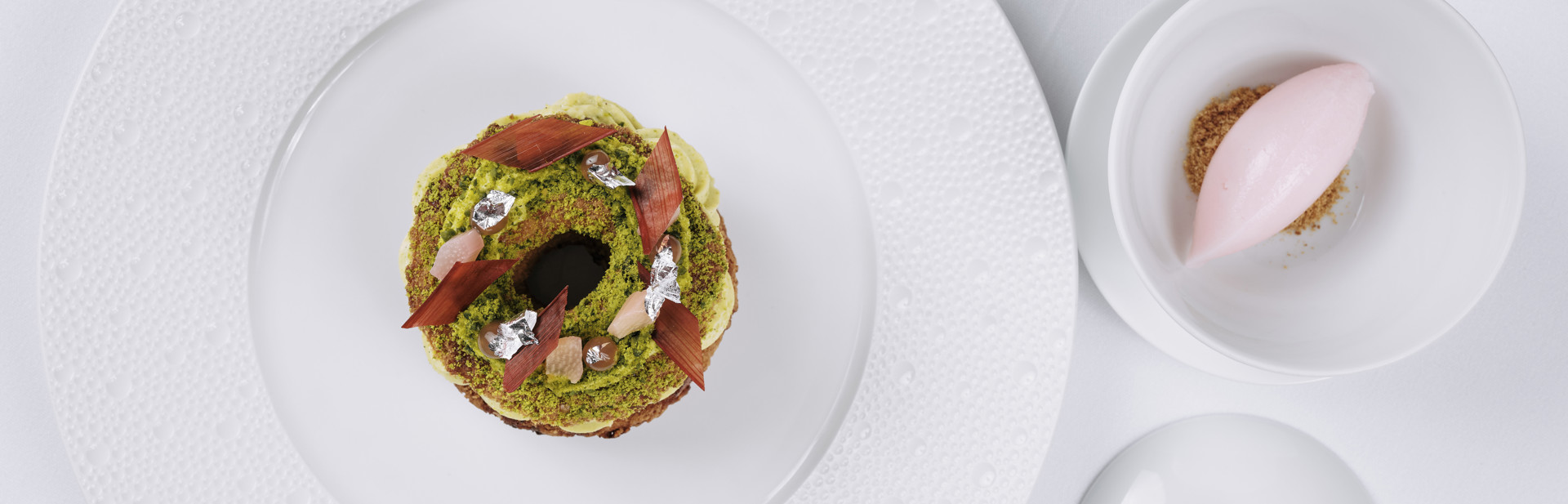 Pistachio & Rhubarb Paris Brest (6)