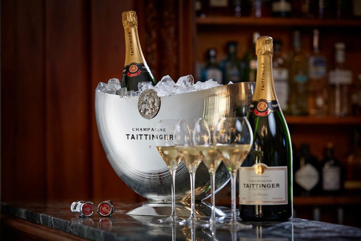 Taittinger Life Cooling Bowl Glasses Bar