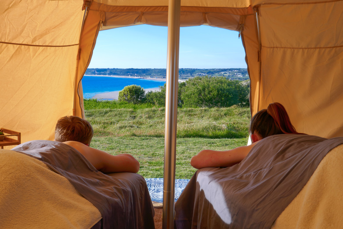 Spa Tent Interior